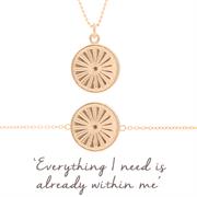 mantra everything i need is already within me gift set