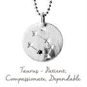 Taurus Star Map Necklace