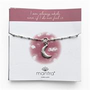 Silver Crescent Moon Bracelet