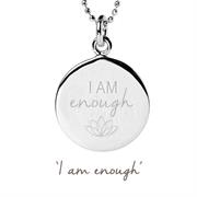 I Am Enough affirmation Necklace