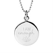 Personalised I Am Enough Necklace