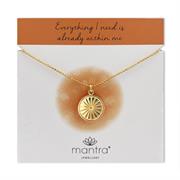 Gold Mindfulness necklace