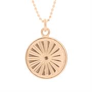 Sterling Silver Sun Mindfulness necklace