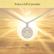 Sterling Silver Sun Rising Necklace