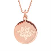 Rose Gold Yoga Necklace