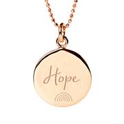 Rose Gold NHS Charities Rainbow of Hope Necklace