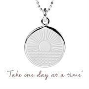 Gold One day at a Time Necklace
