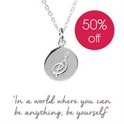 Sterling Silver S Initial Necklace