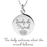 Personalised Rose Gold Body and Mind Necklace