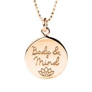 Personalised Gold Body and Mind Necklace