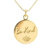 gold be kind necklace