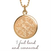 Gold Mandala Necklace 