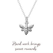 Sterling Silver Bumble Bee Necklace