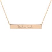 Rose Gold Unbreakable Necklace - Holly Matthews
