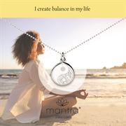 mantra yin yang necklace for balance mantra