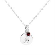 January CZ Birthstone Pendant 