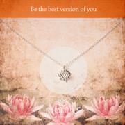 Sterling Silver Lotus Necklace