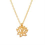 lotus flower necklace