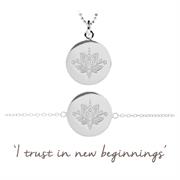 Lotus Flower New Beginnings Silver