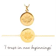 Lotus Flower New Beginnings Gold