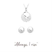 Phoenix Necklace and Earrings Gift Set