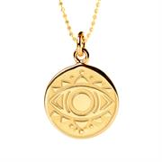 Gold Evil Eye Necklace