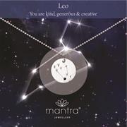 Personalised Leo Star Map Necklace Gifts