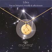 Personalised Libra Star Map Necklace Gifts