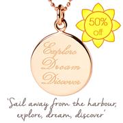 Rose Gold Explore Dream Discover Necklace