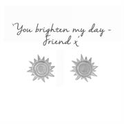 sun friendship earrings