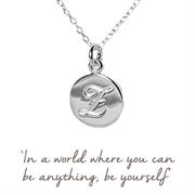 Sterling Silver Z Initial Necklace