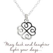 Sterling Silver Lucky Clover Necklace