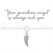 Sterling Silver Angel Wing Bracelet