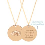 Custom Engraved myMantra Necklace