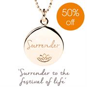 Rose Gold Persia Lawson Surrender Necklace