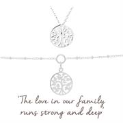 Family Tree Necklace & Family Tree Bracelets