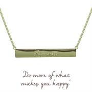 Sterling Silver Happiness Necklace