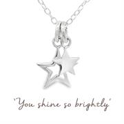 Sterling Silver Star Necklace for Inspiration