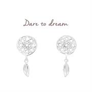 sterling silver dreamcatcher earrings