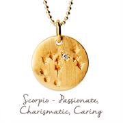 Scorpio Star Map Necklace