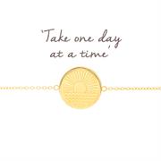 one day at a time bracelet sterling silver