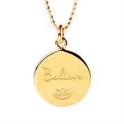 Personalised Believe Necklace