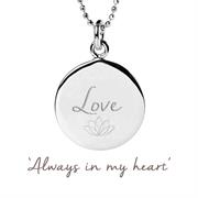 sterling silver Love necklace 