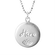 Hero affirmation Necklace - Yoga inspiration