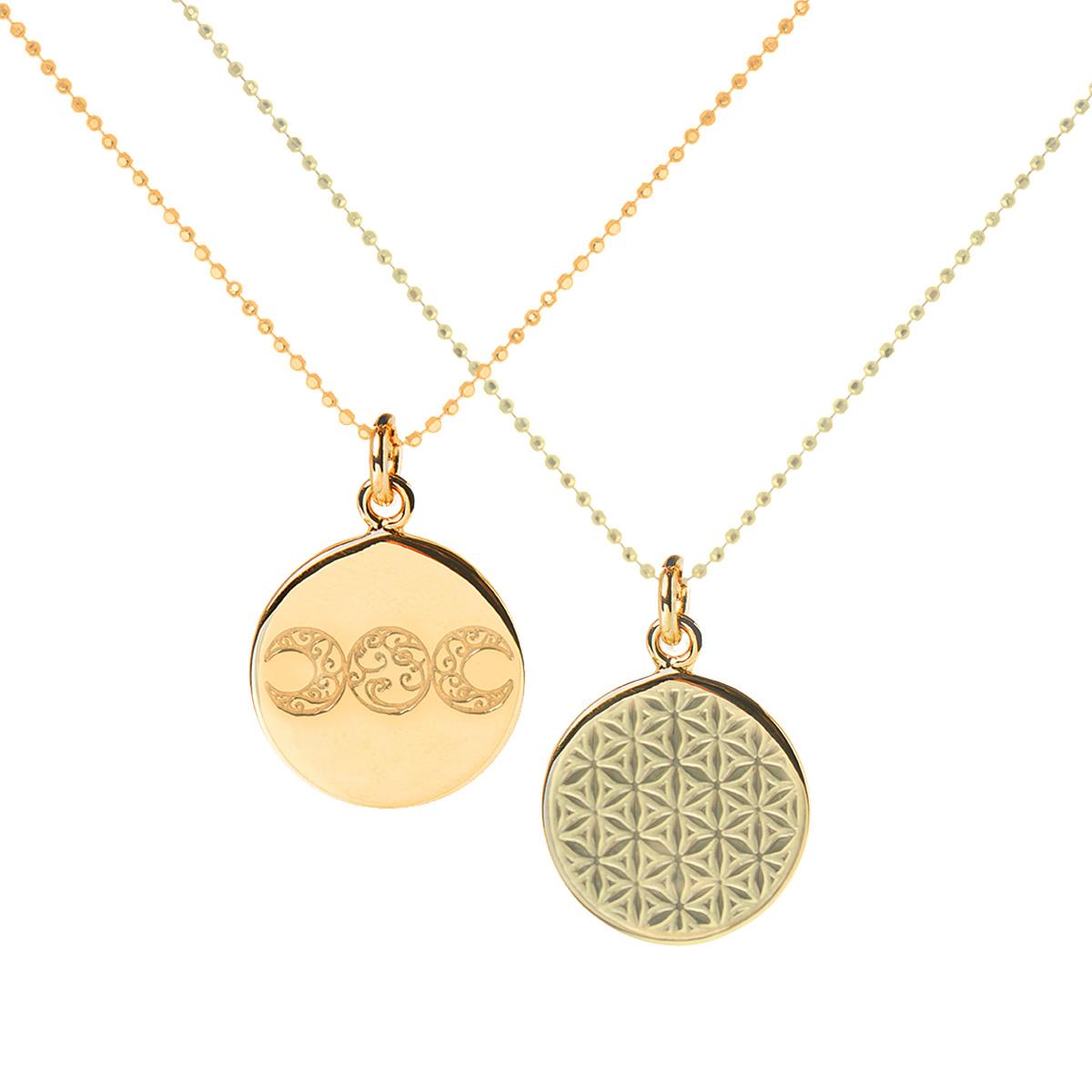 Mel Wells Necklace Set Flower Of Life Dess Mel Wells Necklace Set Dess And Flower Of Life Sterling Silver