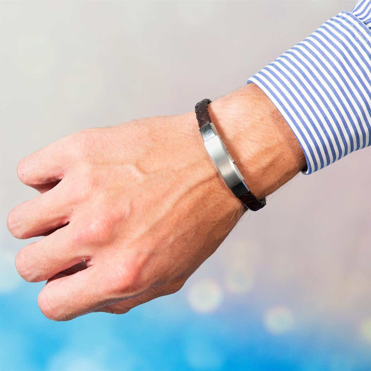 Strength Men’s Bracelet for CALM Charity Mantra Jewellery