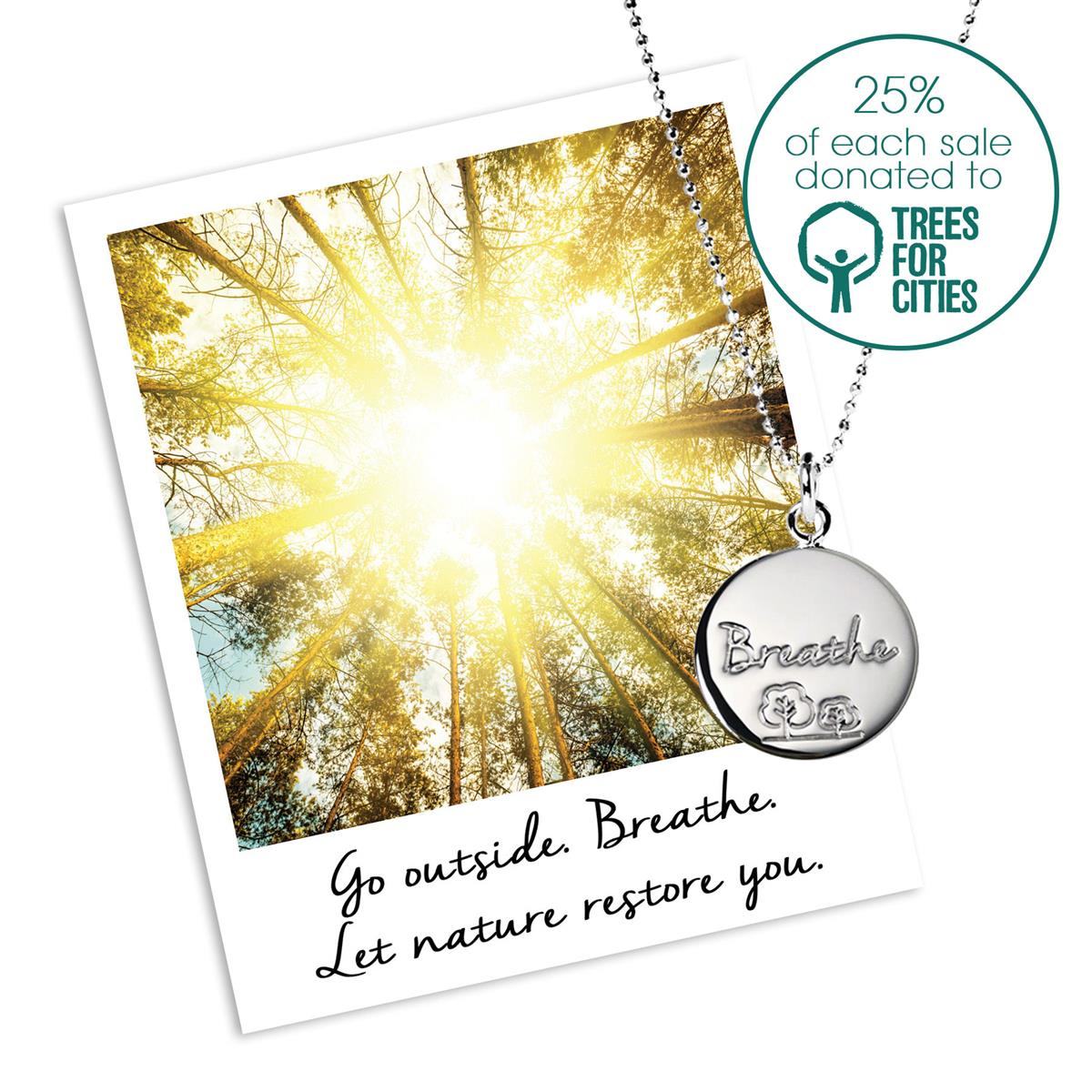 Breathe Necklace - Trees for Cities 